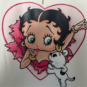 White Betty Boop Hoodie